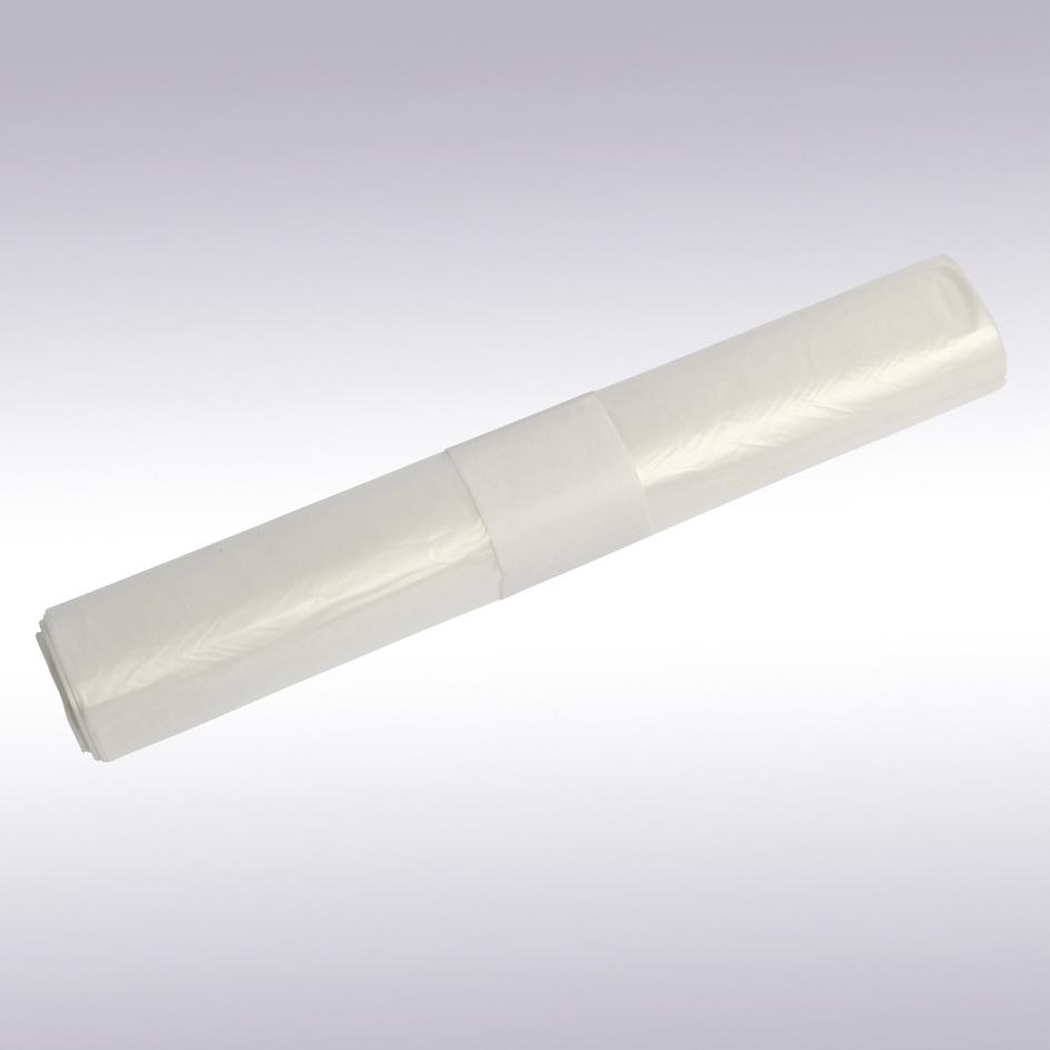 Afvalzak HDPE, 58 x 100 cm transparant T23