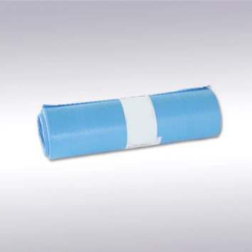 Afvalzak HDPE, 90 x 110 cm blauw T30