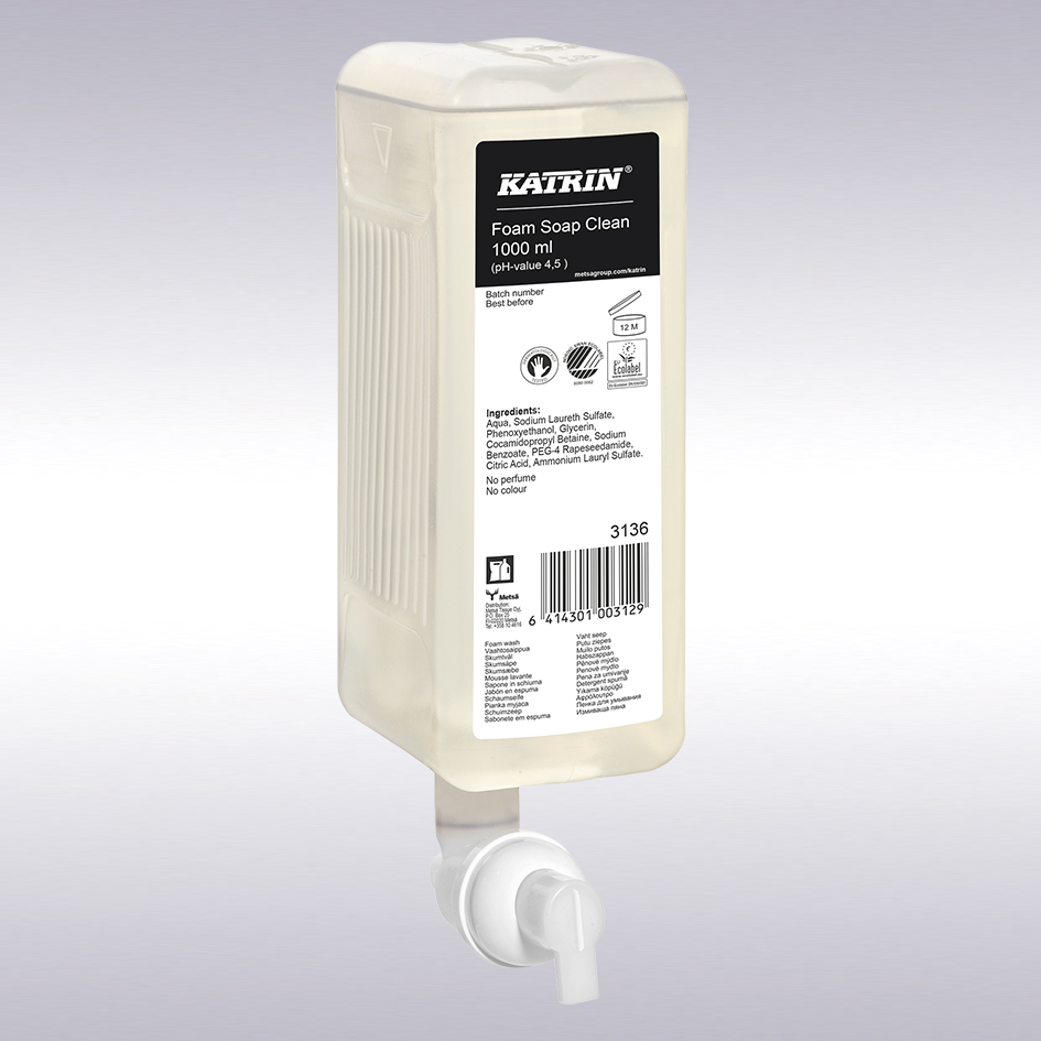 Katrin handschuim Clean, 6 x 1000 ml