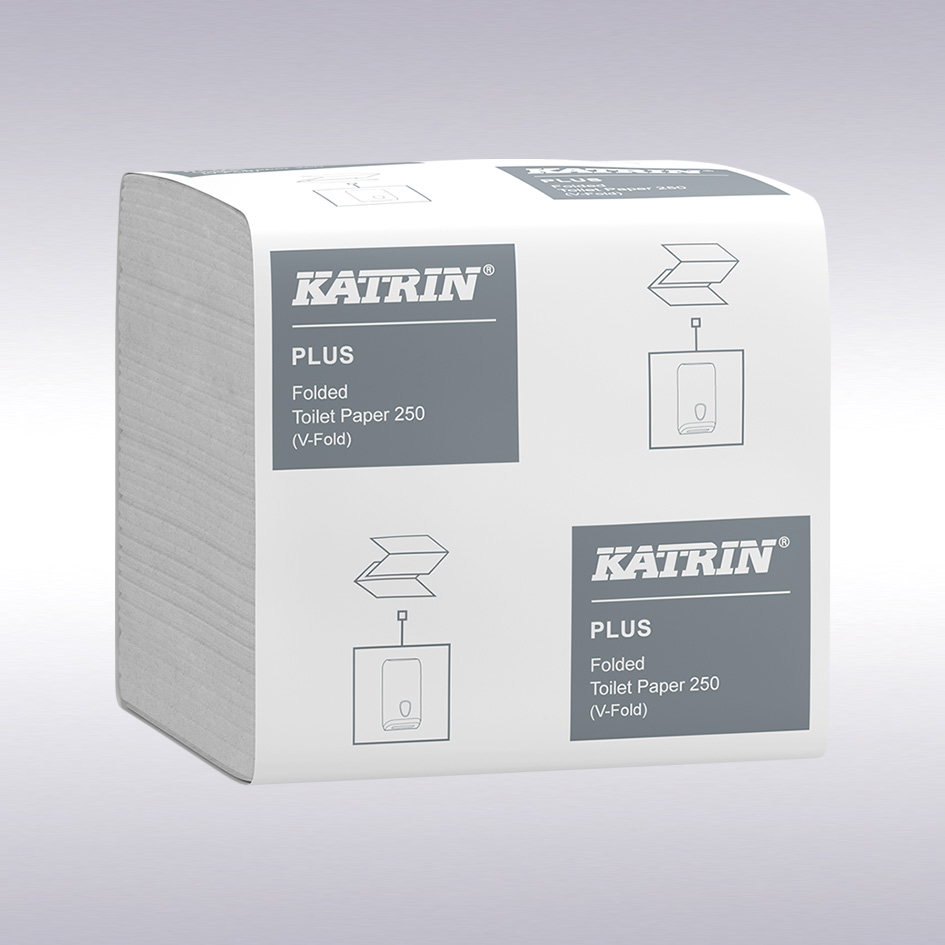 Katrin Plus Bulk pack toiletpapier, 2 laags, cellulose, 10000 vel