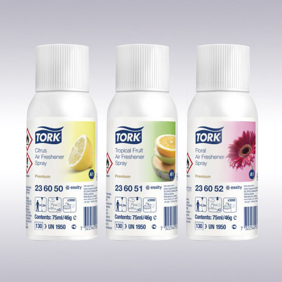 Tork Mixed Pack Air Freshener Spray 12 x 75 ml