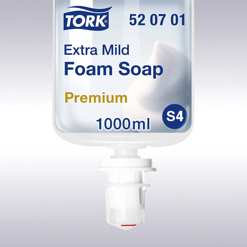 Tork Premium soap foam mild S4, 6 x 1 liter