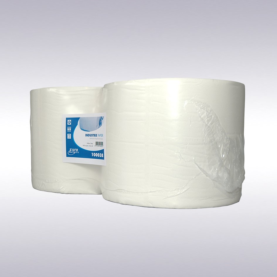 Industrie papier wit 380 mtr x 24 cm