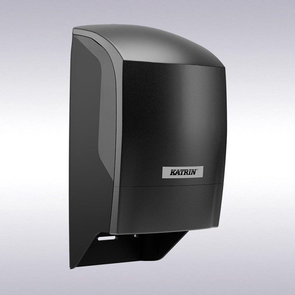 Katrin Systeem toiletpapier dispenser zwart -N-