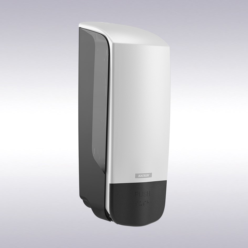 Katrin zeep en foam dispenser 1000 ml wit -N-