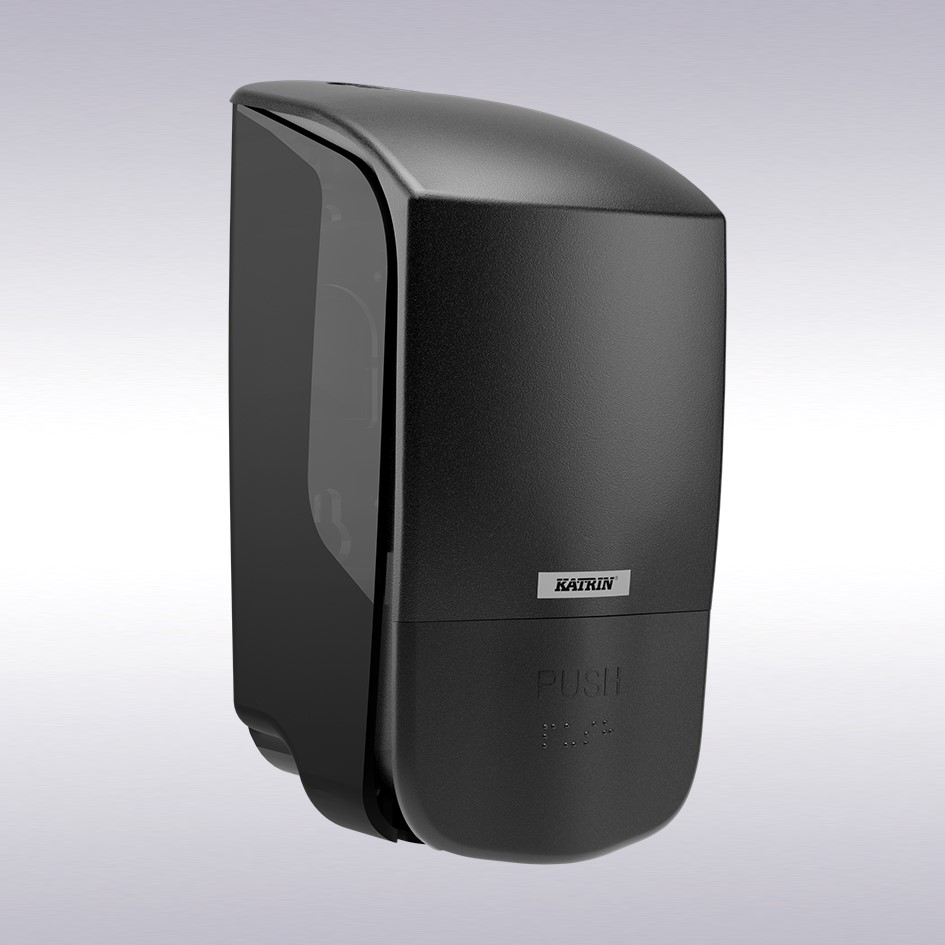 Katrin zeep en foam dispenser 500 ml zwart -N-