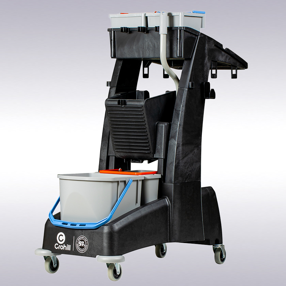 Crohill sanitair compact werkwagen inclusief pers -N-