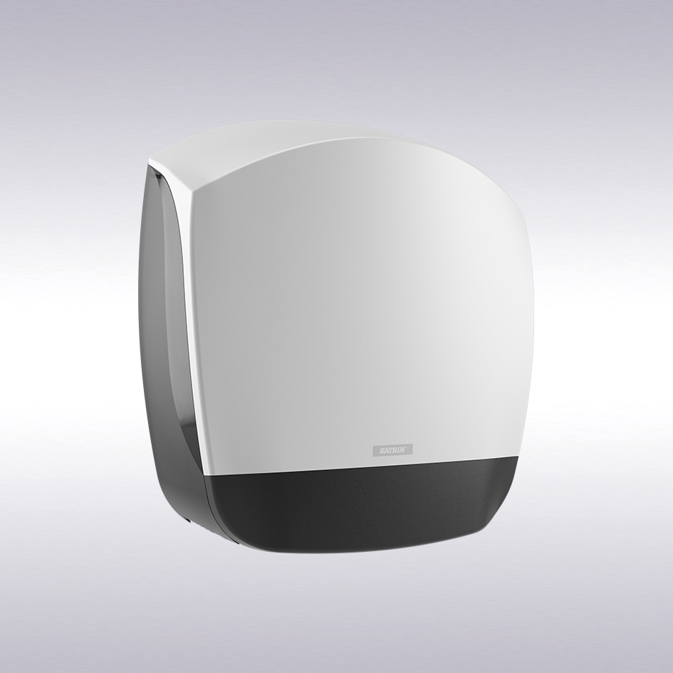 Katrin maxi jumbo toiletpapier dispenser wit -N-