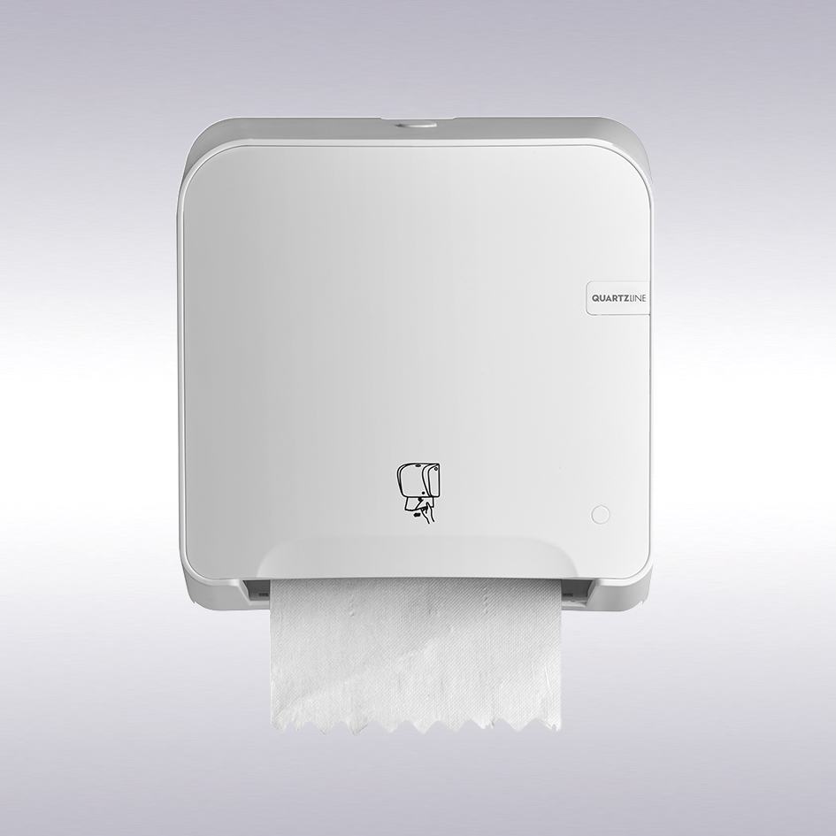 Quartz handdoekrol automaat Mini Matic XL sensor wit -N-