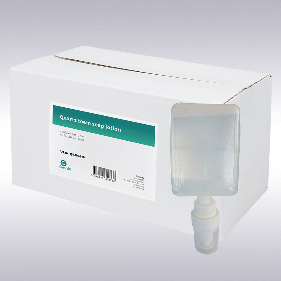 Quartz foam lotionzeep, 6 x 1000 ml
