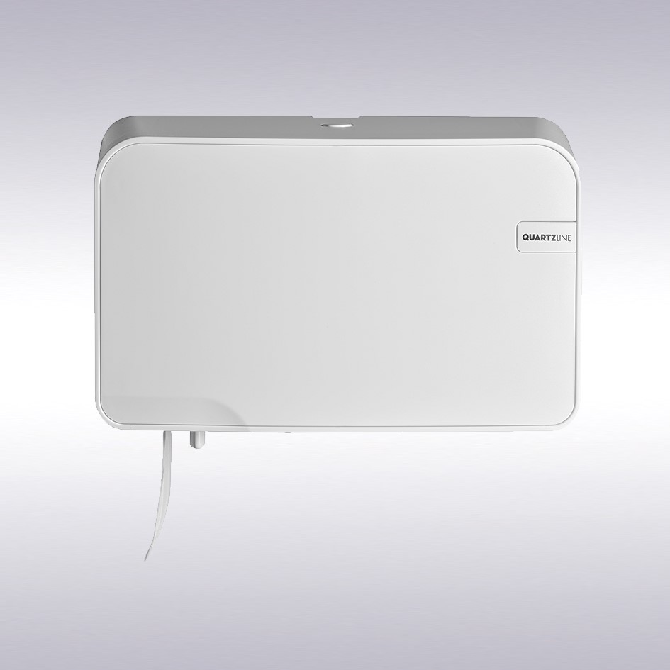 Quartz duo toiletpapierdispenser wit -N-