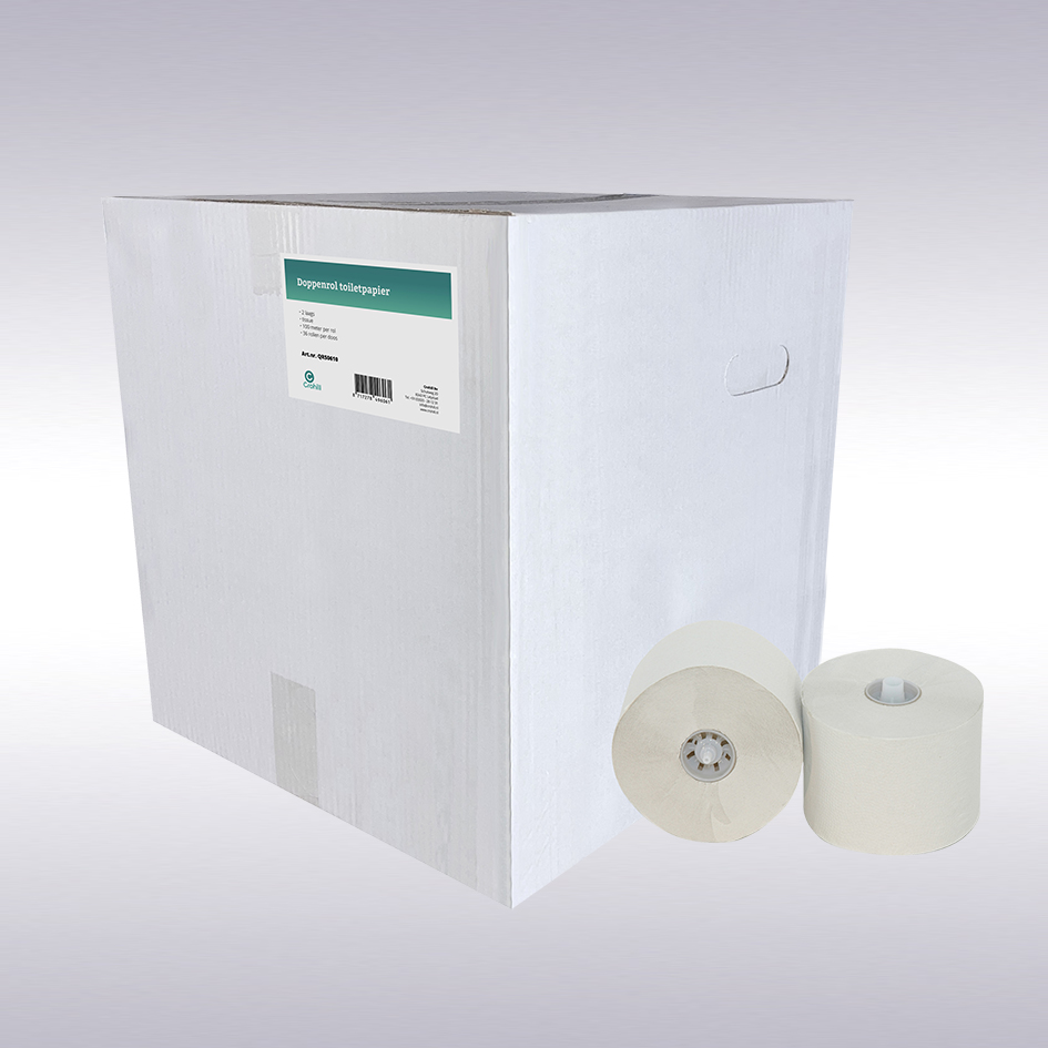 Quartz doppenrol toiletpapier, 2 laags, tissue, 100 meter, 36  rollen -N-