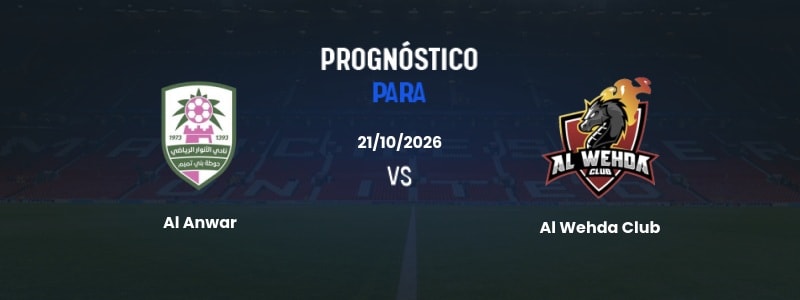 Al Anwar 1–1 Al Wehda Club: Resultado e Prognóstico IA - 2ª Divisão da ...