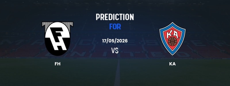 AI Prediction: FH vs KA - Úrvalsdeild 17/05