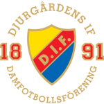 Logo of the Djurgården W from Sweden Djurgården W logo