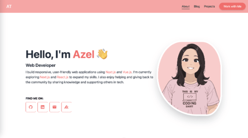 Azel Alyne Tan | Web Developer