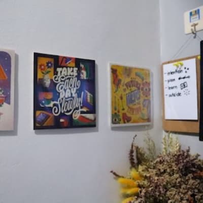 Knick knacks & art for inspiration