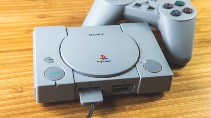 Playstation Classic With Controller