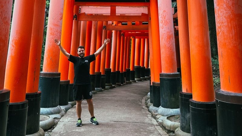 Scott at Fushimi Inari Kyoto Japan