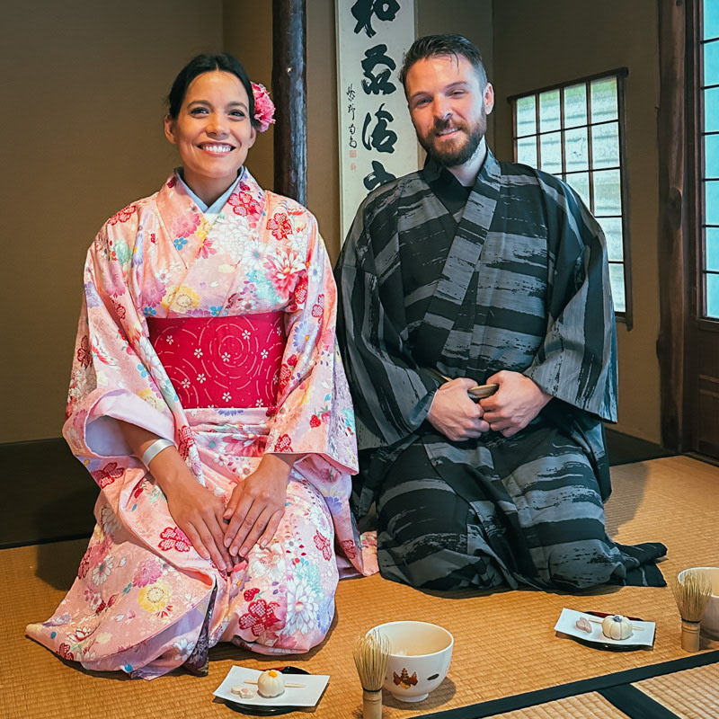 scott and carpice at maikoya tea ceremony