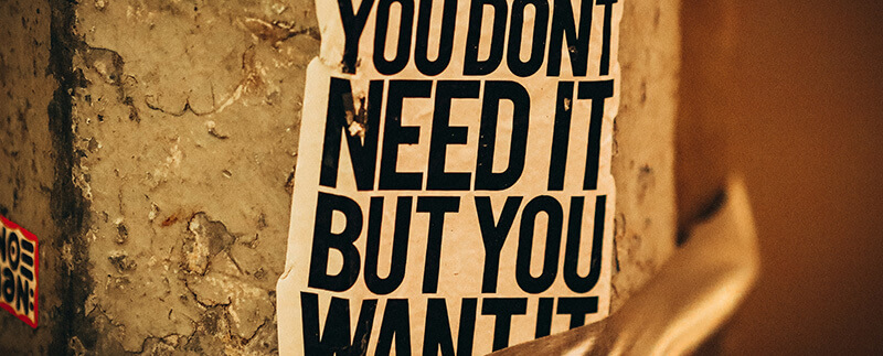 anti consumerism poster