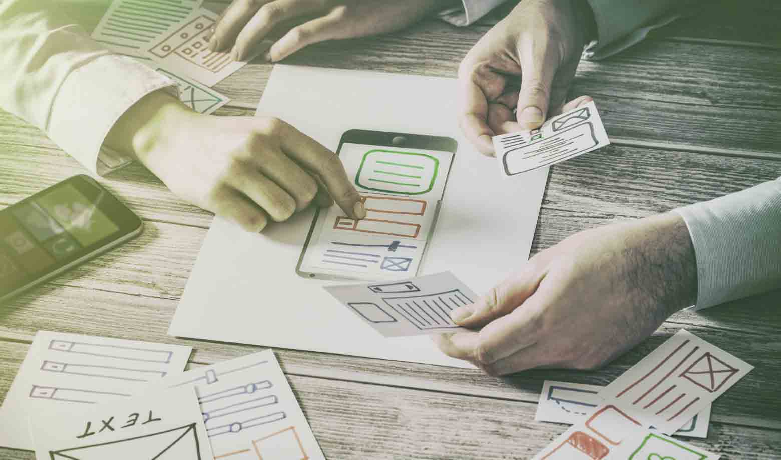 What is a digital strategy? 1 A team looking over assets of a business on paper