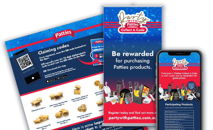 Party with Patties pamphlets and website