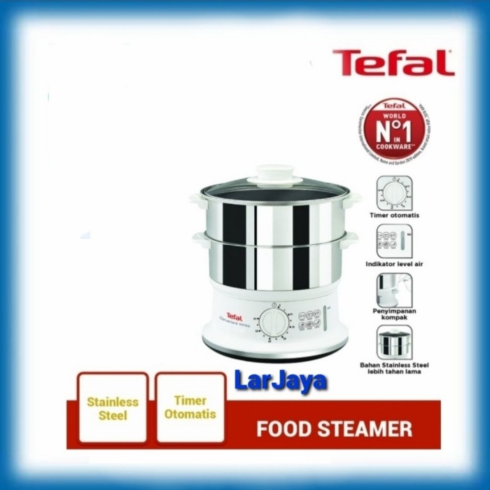 Jual Tefal Food Steamer Convenient Vc1451 Pengukus Stainless Electric