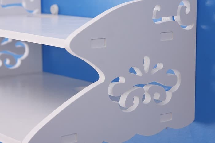 Jual Rak Gantung Dinding Ambalan Tempat Router Wifi / Tempat Remote Tv ...