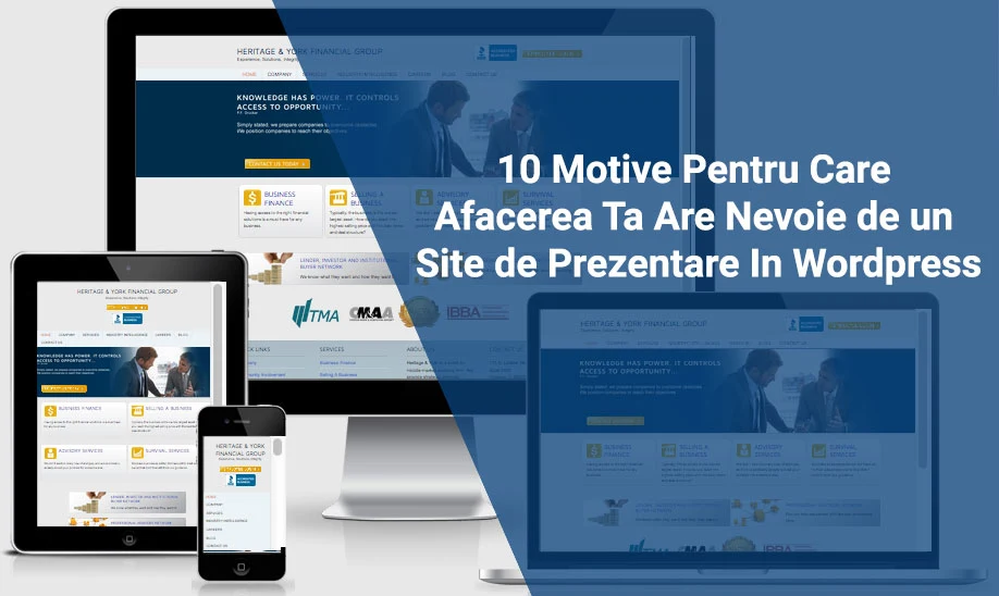 10 motive pentru care afacerea ta are nevoie de un site de prezentare in WordPress
