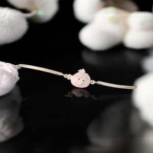 Stella Buddie Silver Rakhi Bracelet