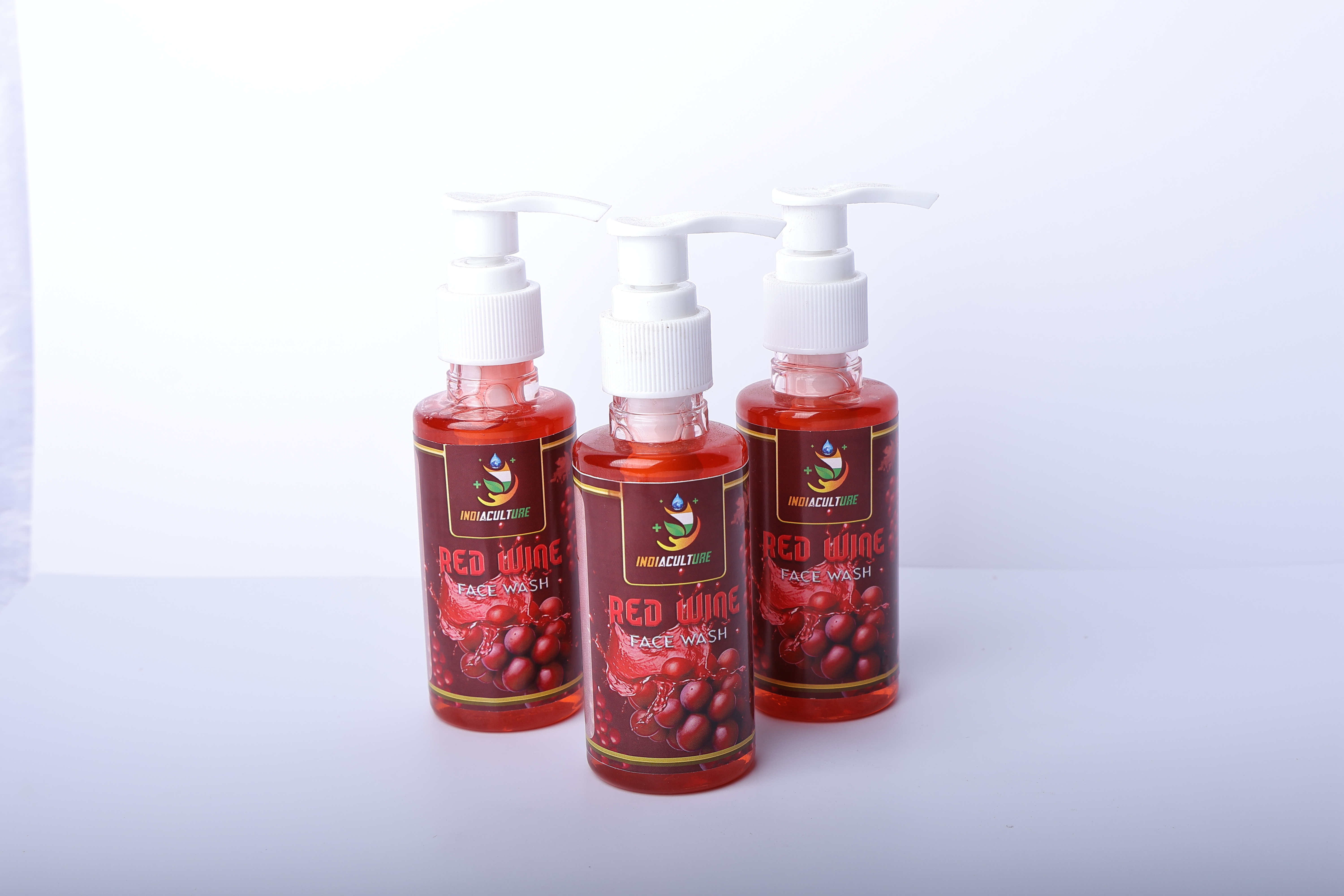 Red wine face wash
