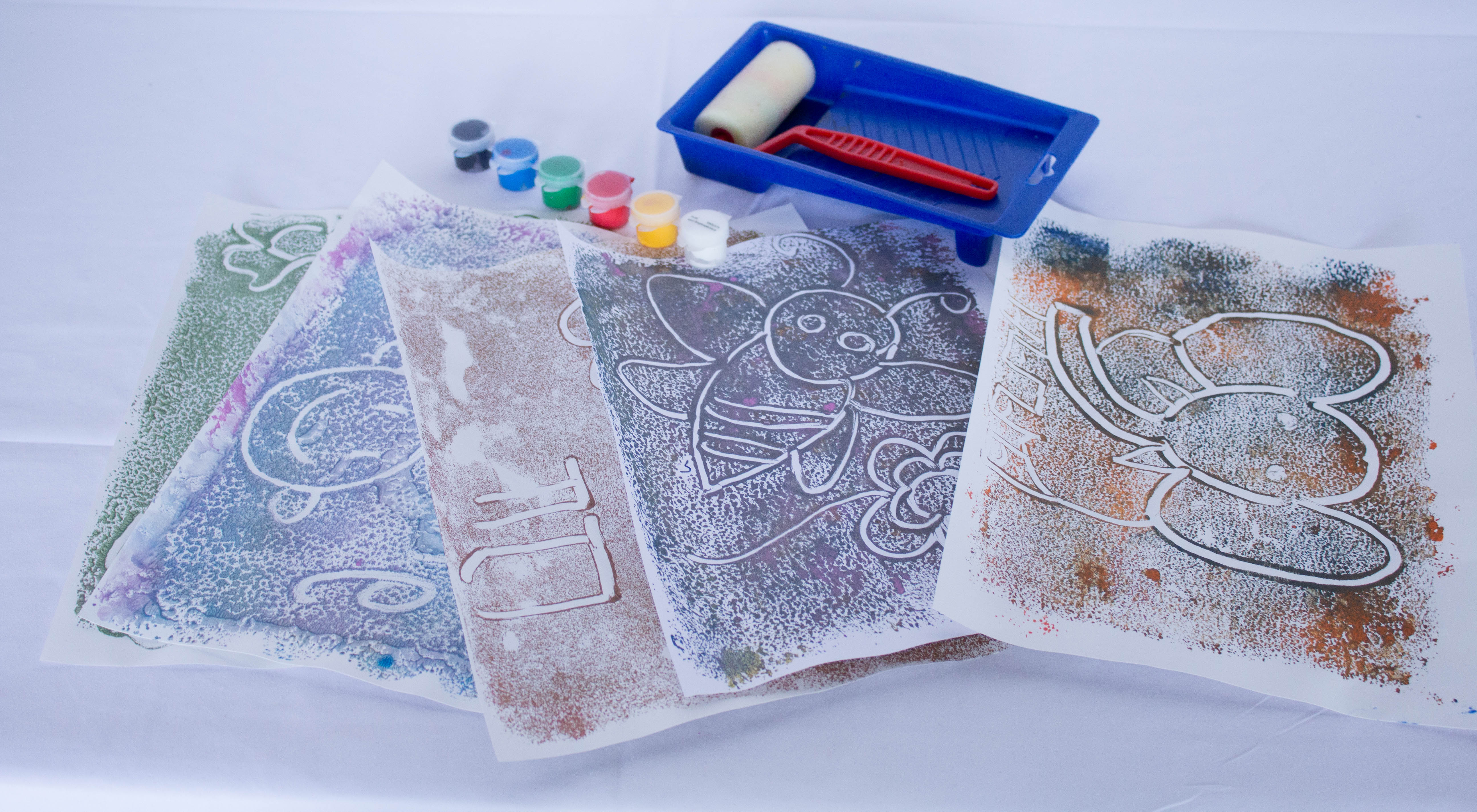 monoprinting for preschoolers