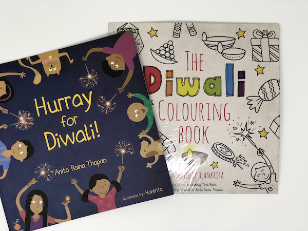 Hurray For Diwali + The Diwali Coloring Book Bundle