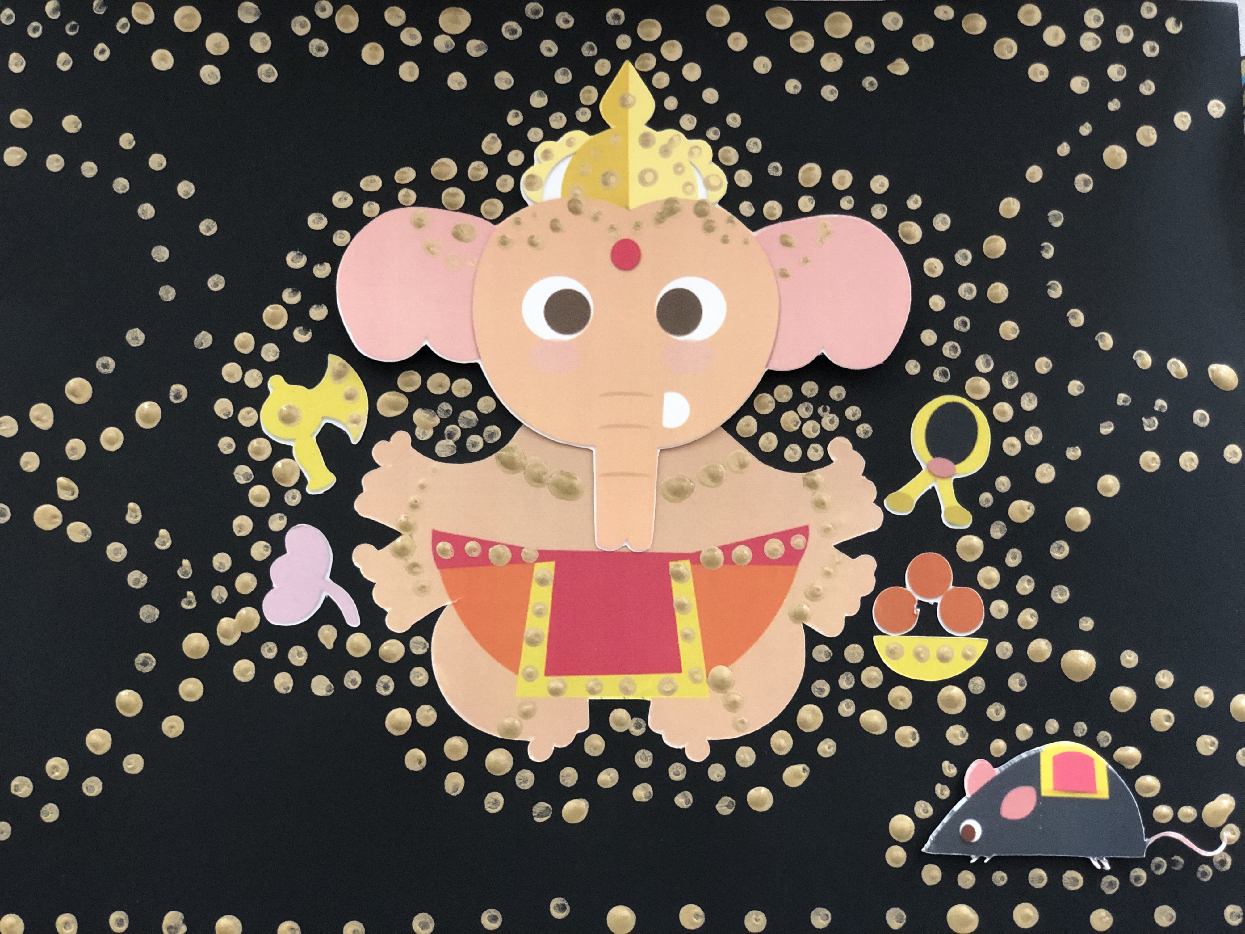 Ganesha Art for preschoolers