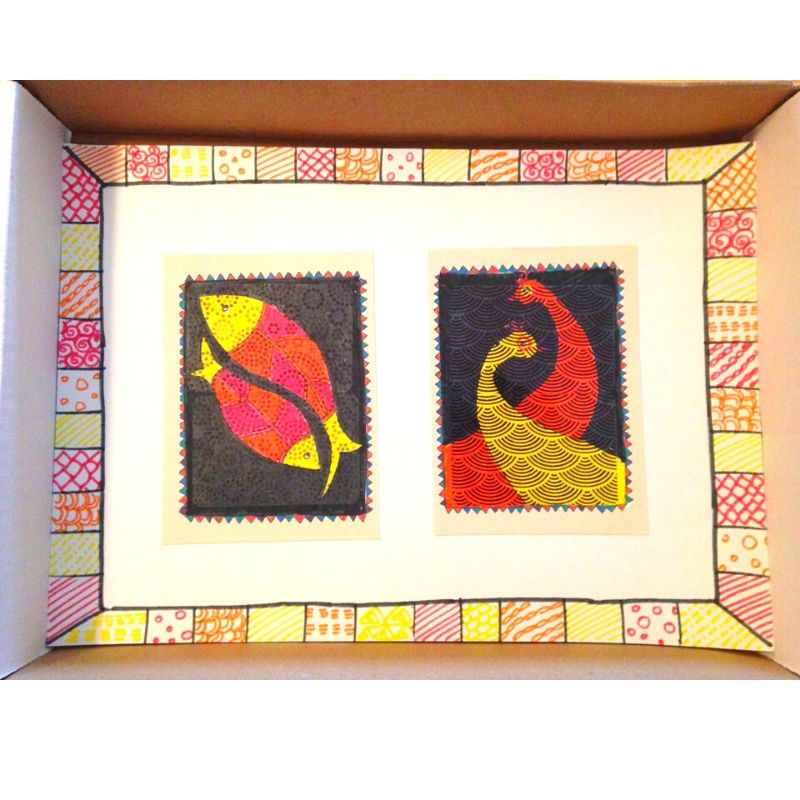 Gond Art for preschoolers