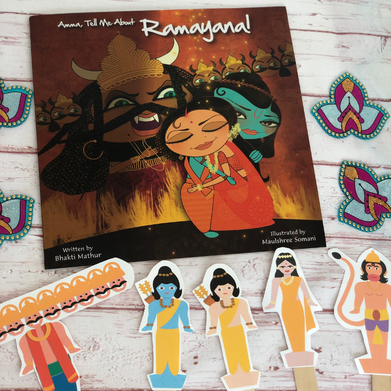 Ramayana Box - Ramayana Stick Puppets