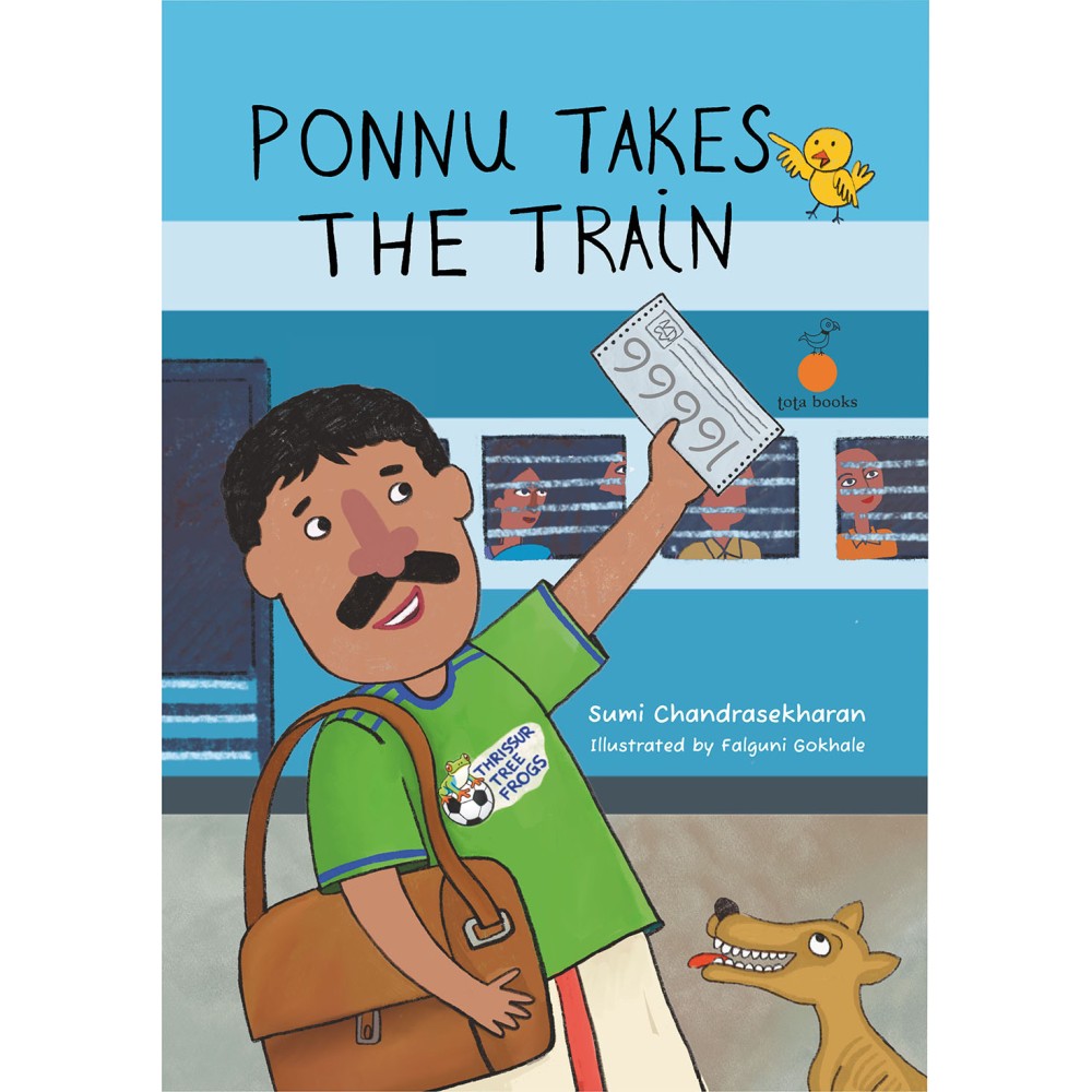 Ponnu takes the train