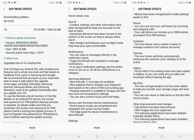 Android 9 Pie OS update