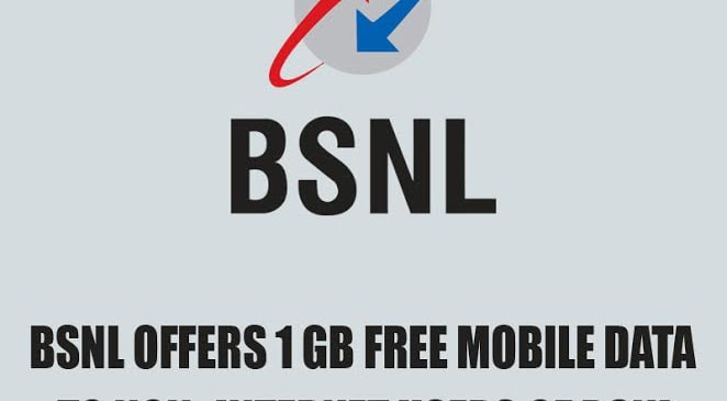BSNL Offers 1 GB Free Mobile Data to Non- Internet Users of BSNL