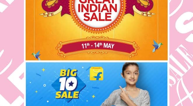 Here’s another Big Sale by Flipkart and Great Sale by Amazon in the Upcoming weeks of May