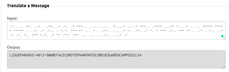 Zenfone X Morse Code