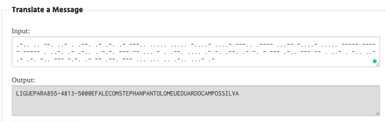 Zenfone X Morse Code