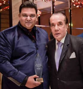 vinay aranha of rosary school with Nari Hira