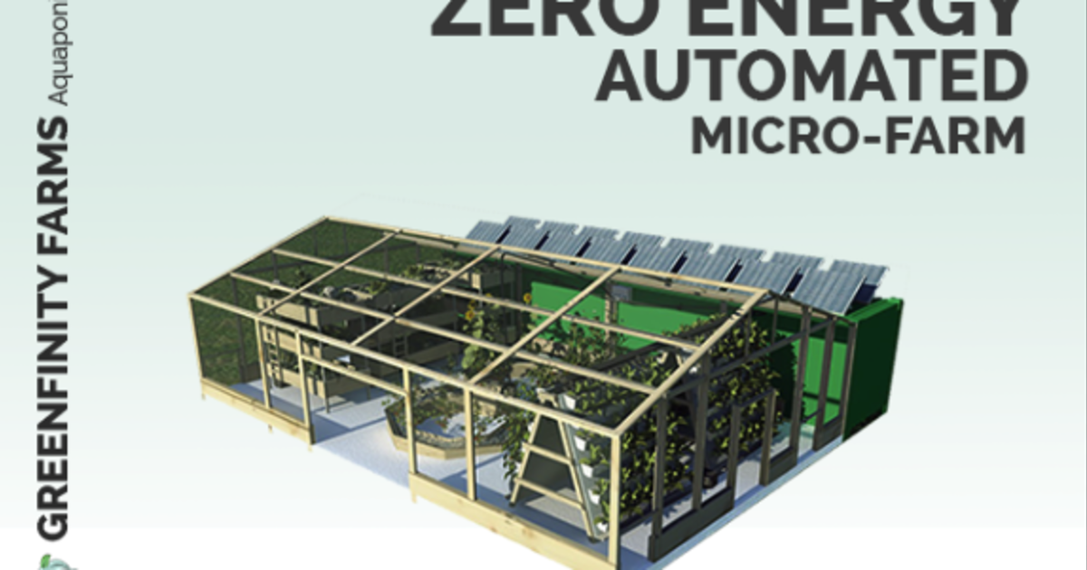 Greenfinity - Automated Aquaponics Micro-Farming Indiegogo