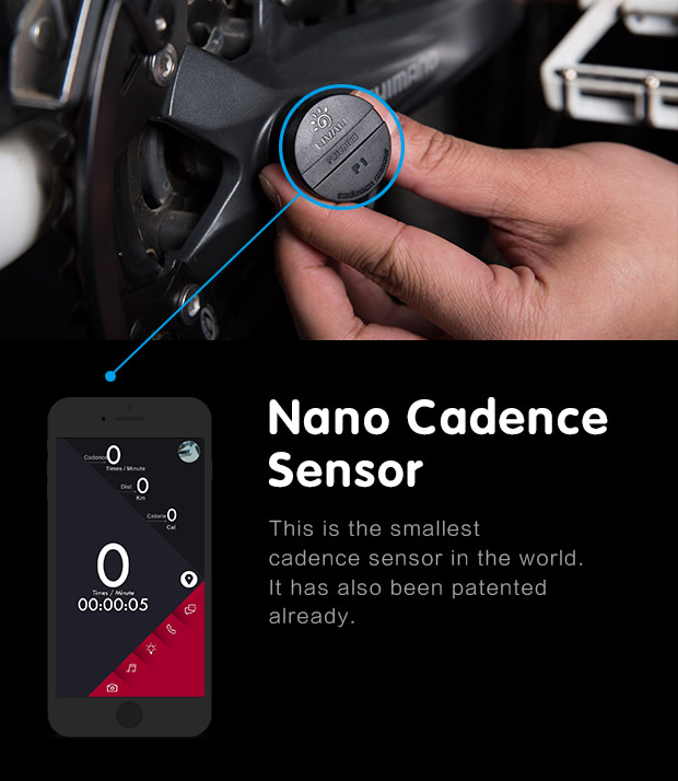 Life Plus One Livall P1 Nano Cadence Sensor 自転車用スピードメーター