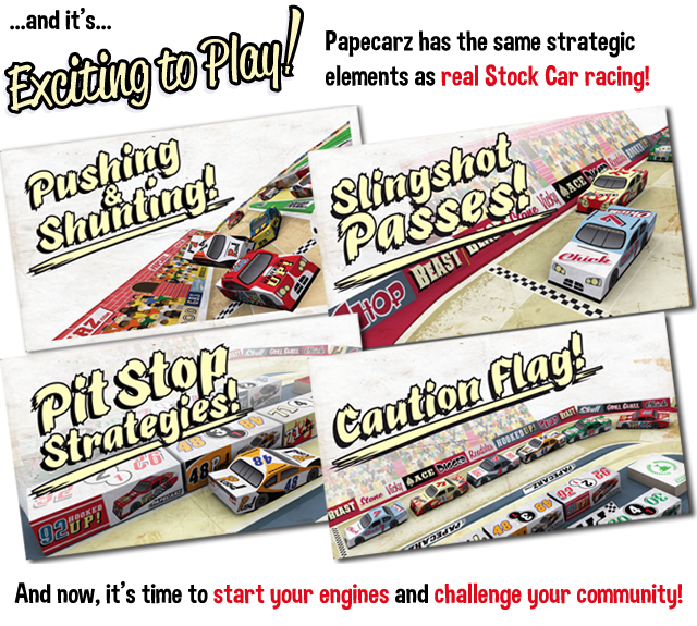 PAPECARZ: The Papercraft Racing Board Game | Indiegogo