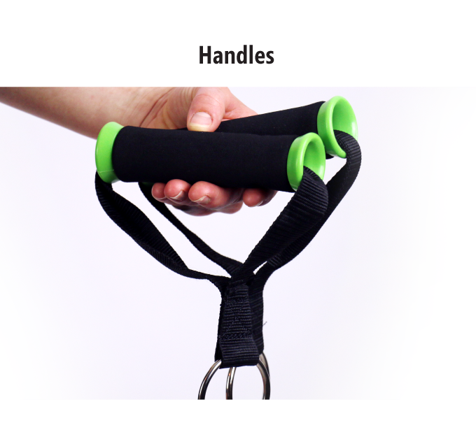handles that act like dumbbells