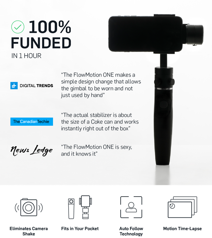 FlowMotion Stabilizer The End of Shaky Videos Indiegogo