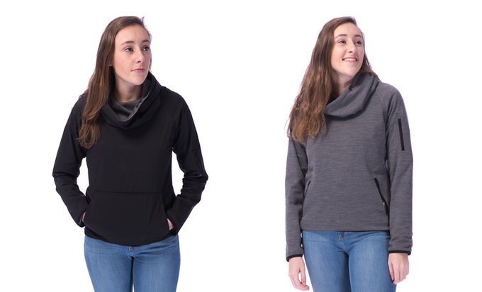 The 360 for her, nylon side and merino side
